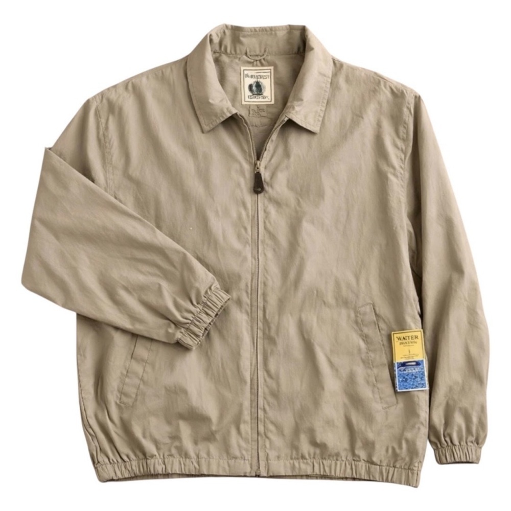 Vintage Northwest Territory Windbreaker Jacket 2X Khaki Water Resistant